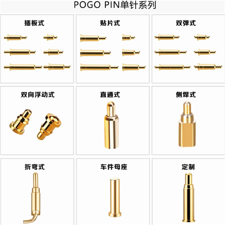 pogopin單針系列 充電倉彈簧針 充電探針 天線頂針