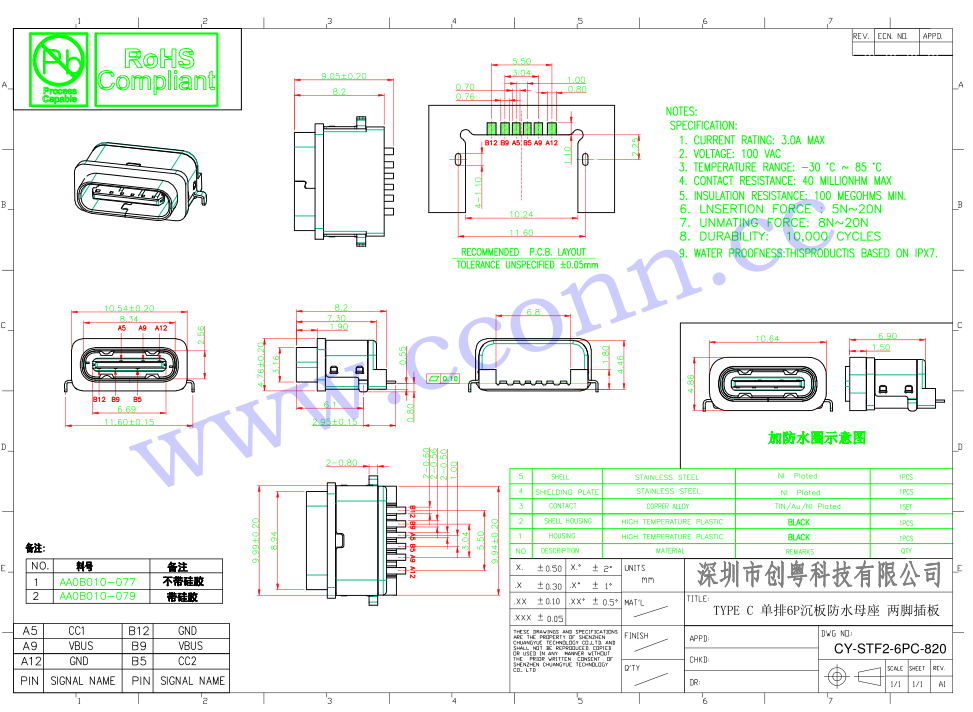 TYPE C 單排6P沉板防水母座 兩腳插板_看圖王.jpg